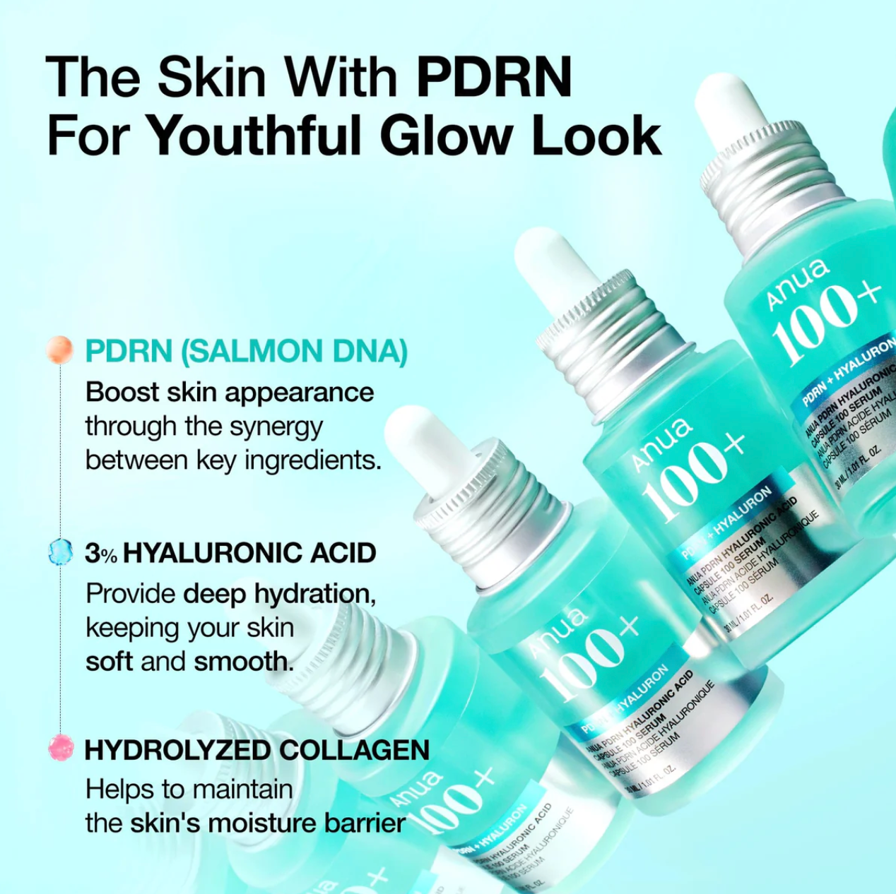 Anua PDRN Hyaluronic Acid Capsule 100 Serum