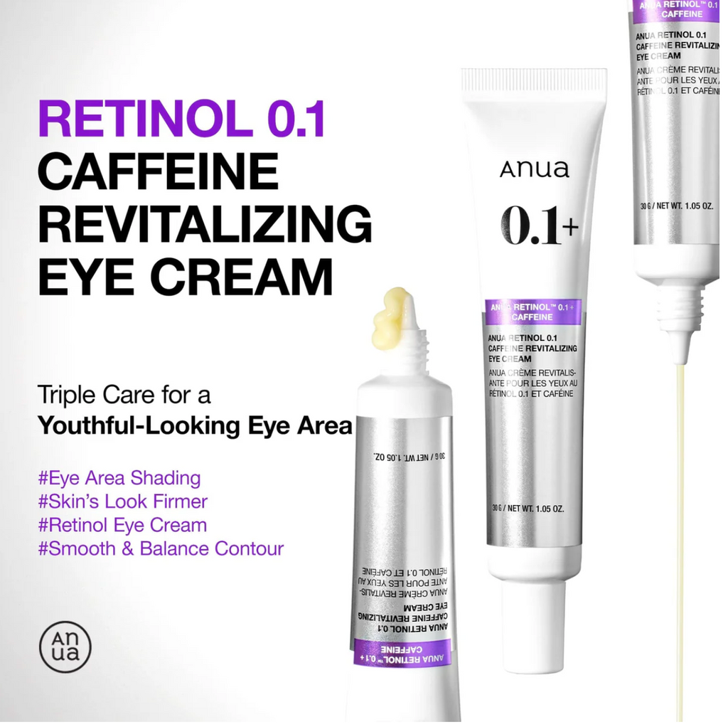 Anua Retinol 0.1 Caffeine Revitalizing Eye Cream