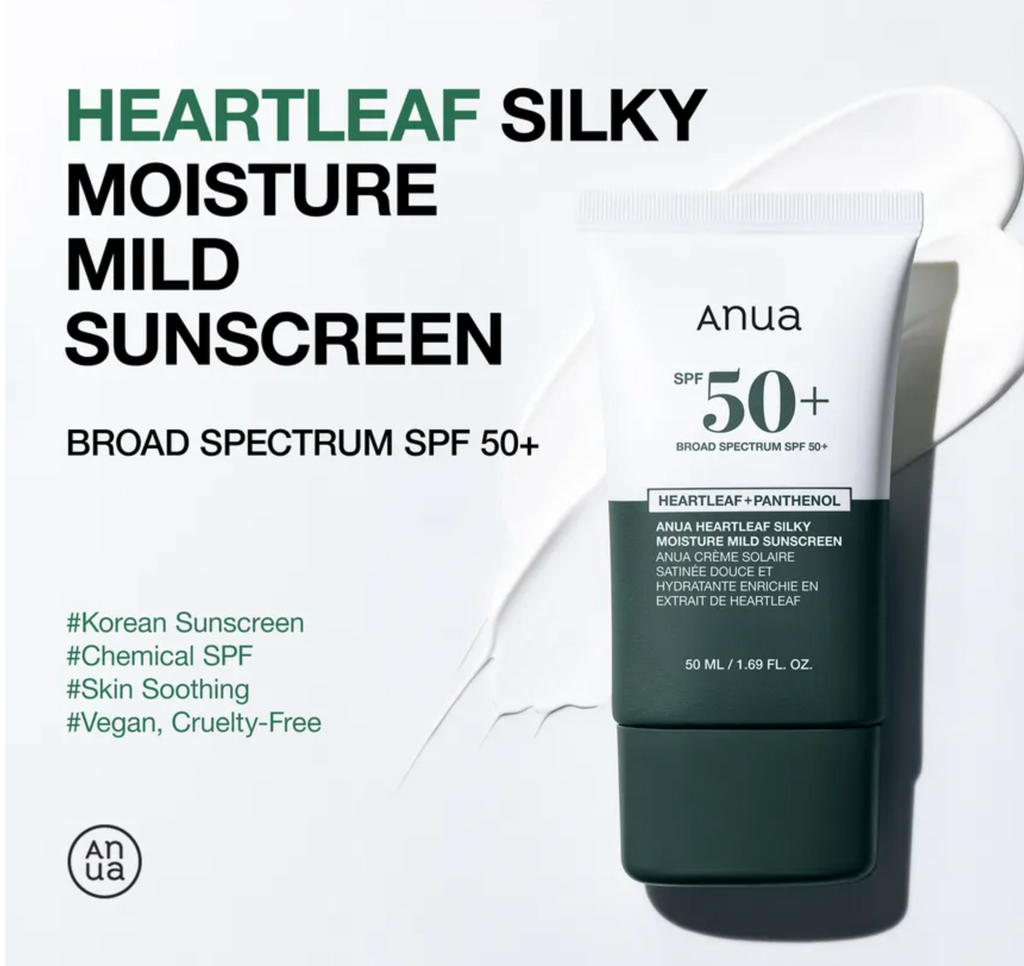 Anua Heartleaf Silky Moisture Sun Cream