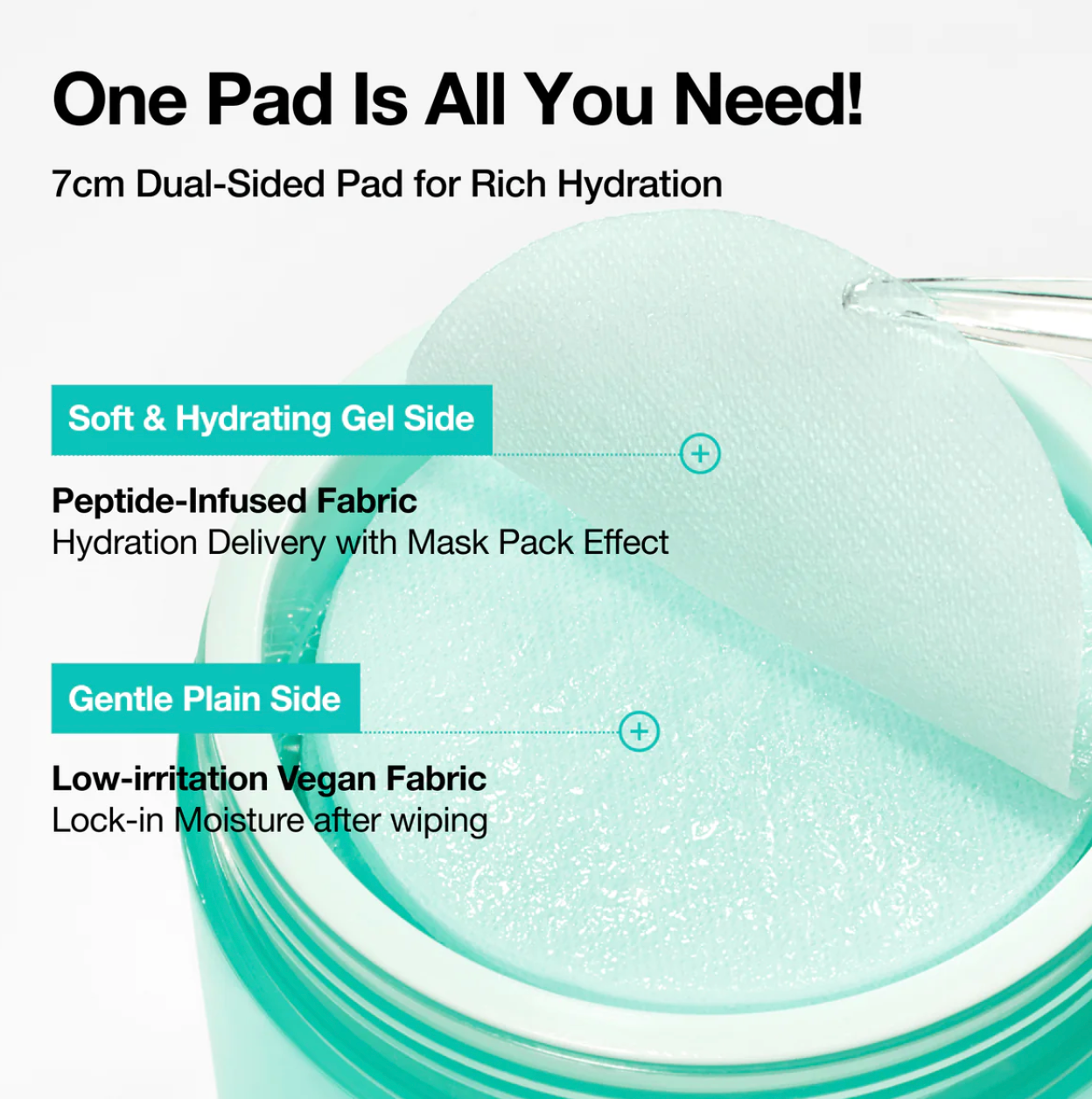 Anua PDRN 100 Hyaluronic Acid Glow Pad