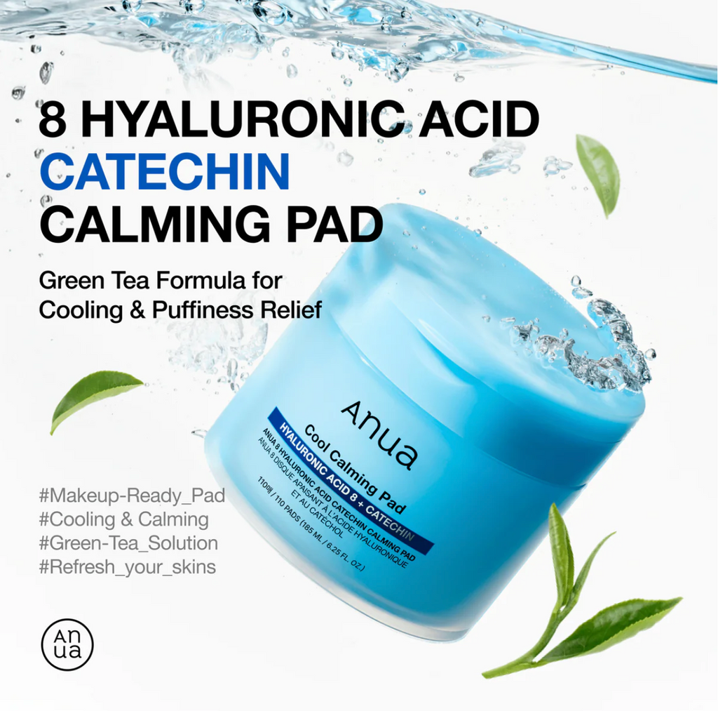 Anua 8 Hyaluronic Acid Catechin Calming Pad