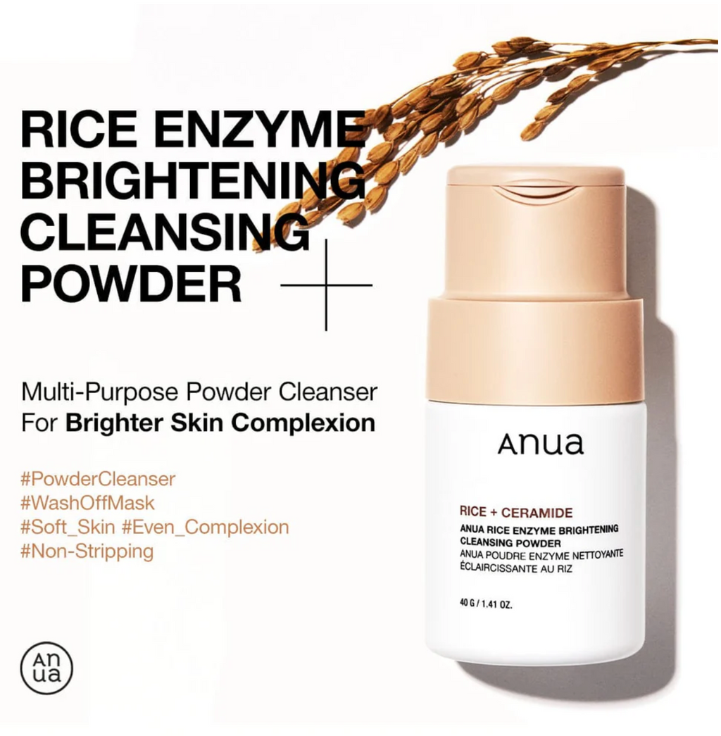 Anua Rice Enzyme Brightening Cleansing Powder