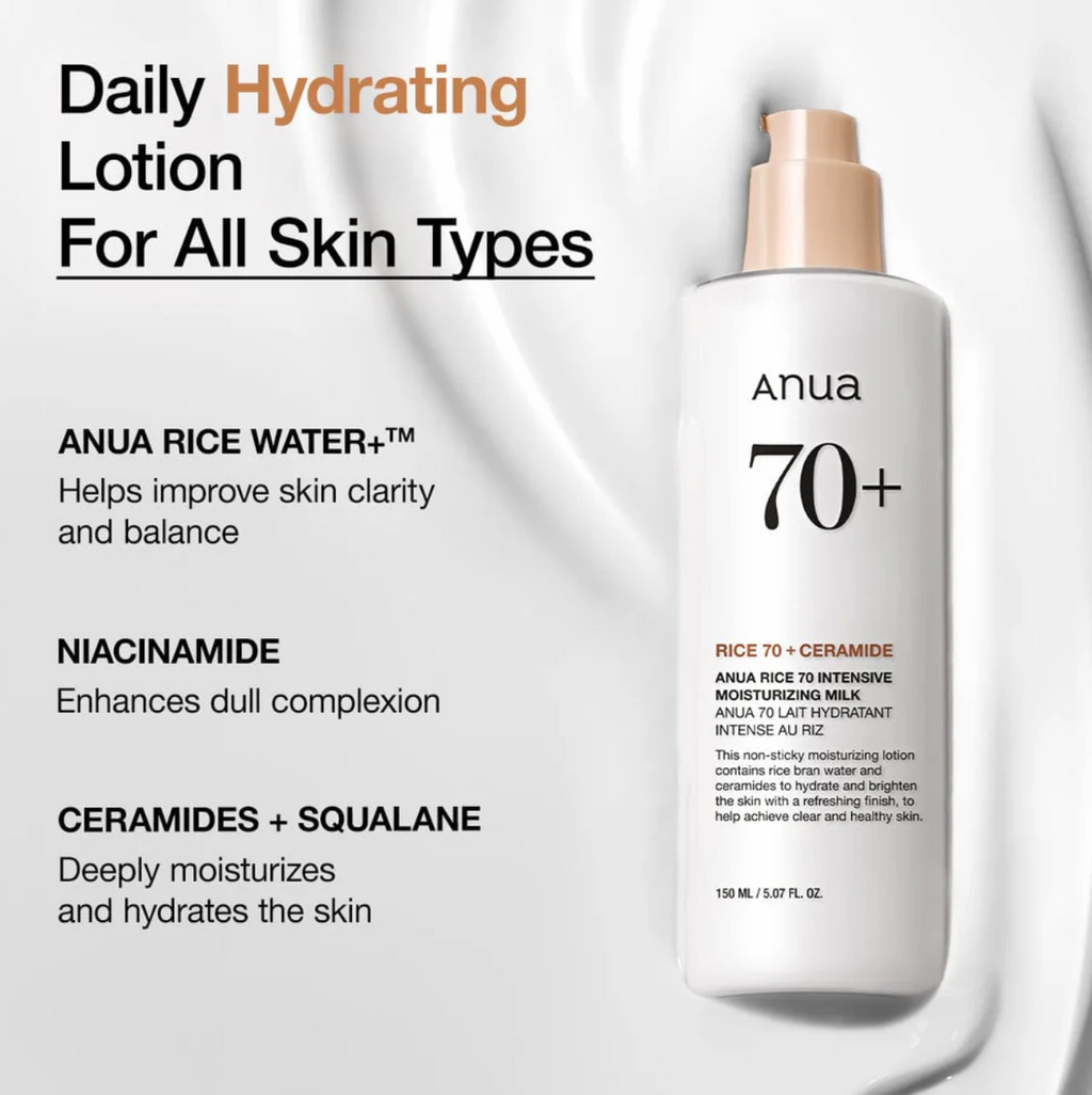 Anua Rice 70 Intensive Moisturizing Milk
