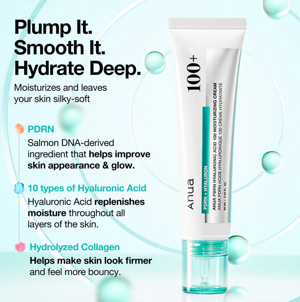 Anua PDRN Hyaluronic Acid 100 Moisture Cream