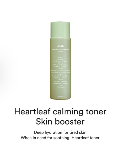 Abib Heartleaf Calming Toner