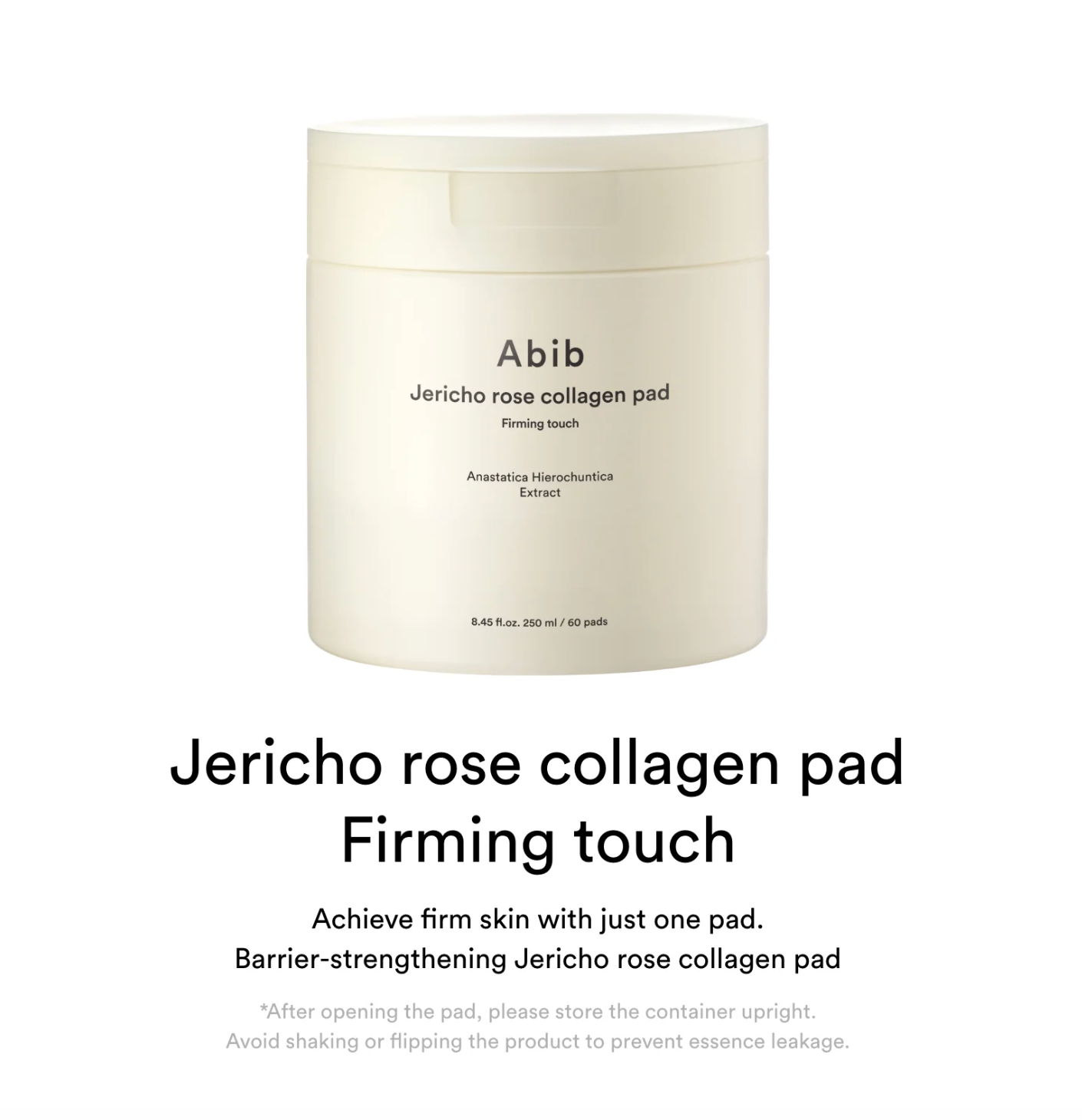 Abib Jericho Rose Collagen Pad Firming Touch